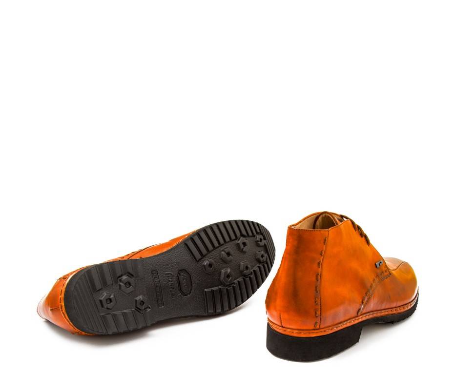 Pakerson POLACCHINO GREVE PELLE ARANCIO Offerta speciale della fabbrica