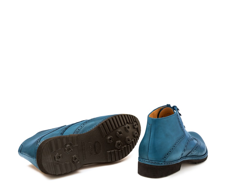 Pakerson POLACCHINO CERTALDO PELLE AZZURRO CIELO Duty-free