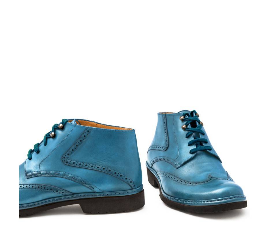 Pakerson POLACCHINO CERTALDO PELLE AZZURRO CIELO Duty-free