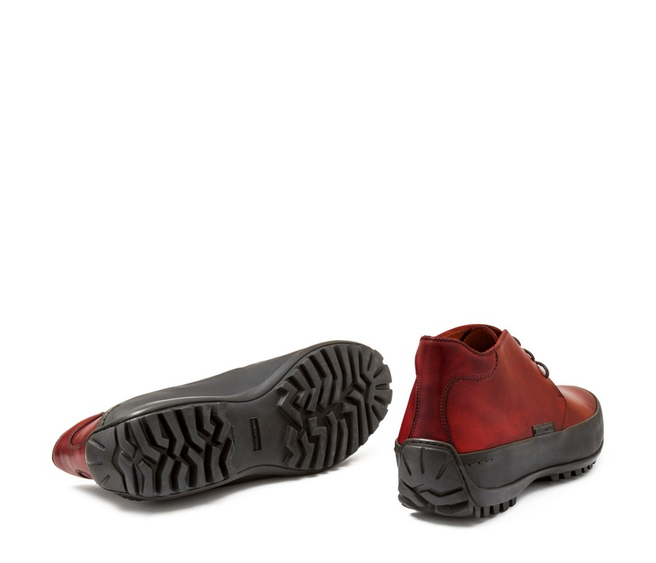 Pakerson POLACCHINO MONTALCINO PELLE ROSSO BORDEAUX Consegna Veloce