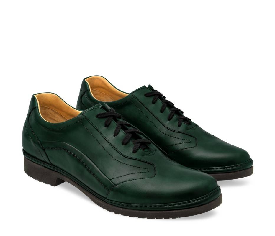 Pakerson DERBY PIENZA PELLE VERDE INTENSO Novità