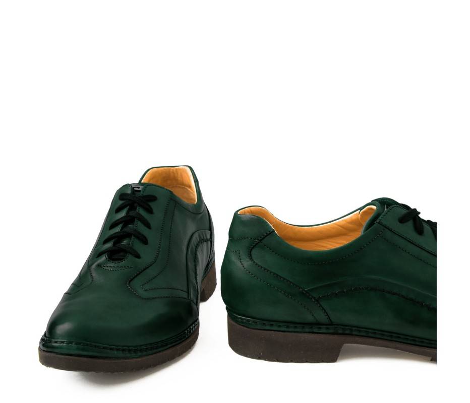 Pakerson DERBY PIENZA PELLE VERDE INTENSO Novità