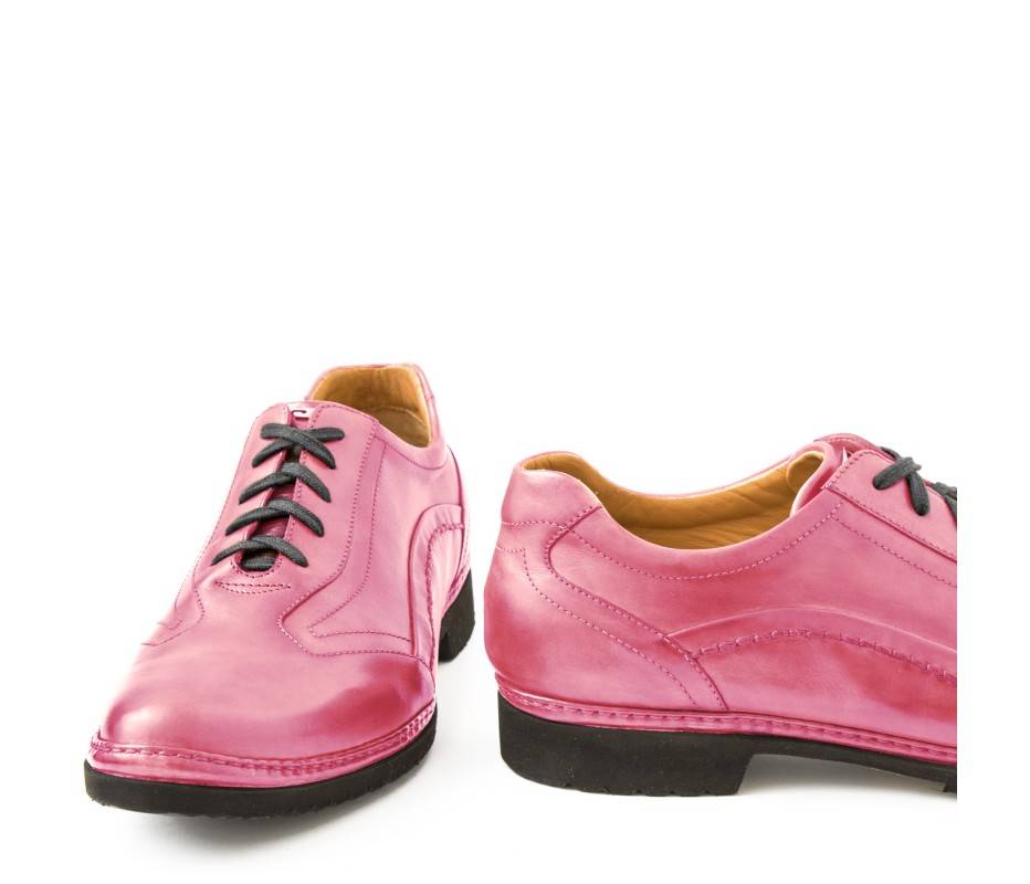Pakerson DERBY PIENZA PELLE ROSA Presa