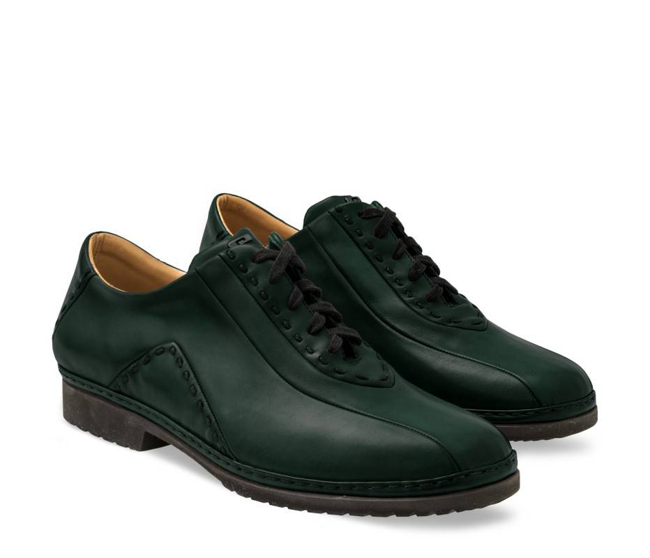 Pakerson DERBY BOLGHERI PELLE VERDE INTENSO Sconto