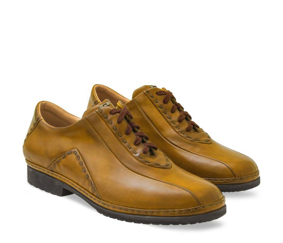 Pakerson DERBY BOLGHERI PELLE GIALLO SENAPE Offerta