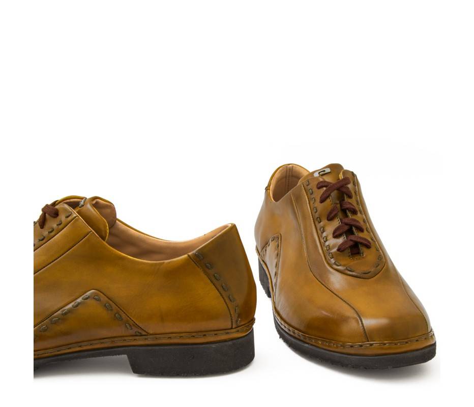 Pakerson DERBY BOLGHERI PELLE GIALLO SENAPE Offerta