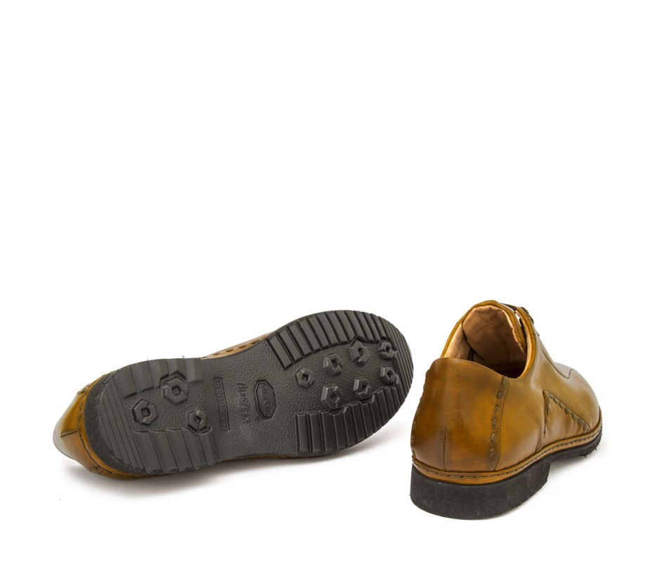 Pakerson DERBY BOLGHERI PELLE GIALLO SENAPE Offerta