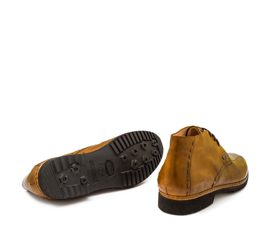 Pakerson POLACCHINO GREVE PELLE GIALLO SENAPE Outlet
