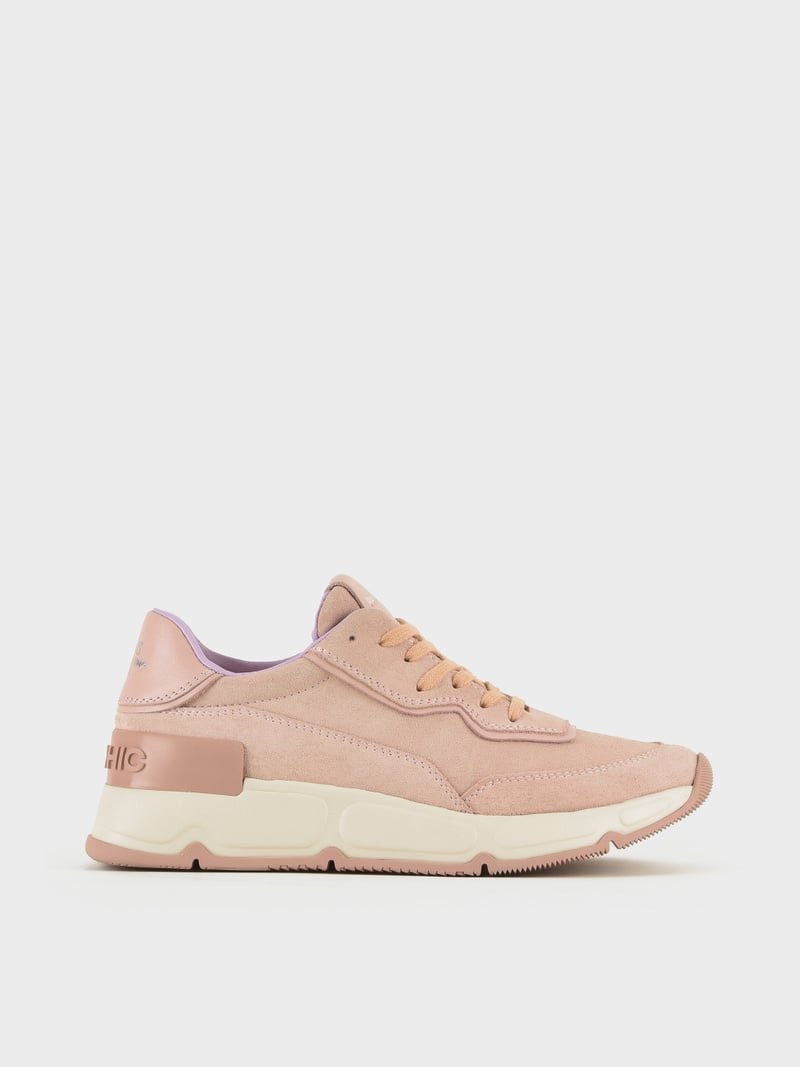 Panchic SNEAKER P06 DONNA IN SUEDE E PELLE ROSA CIPRIA Saldi