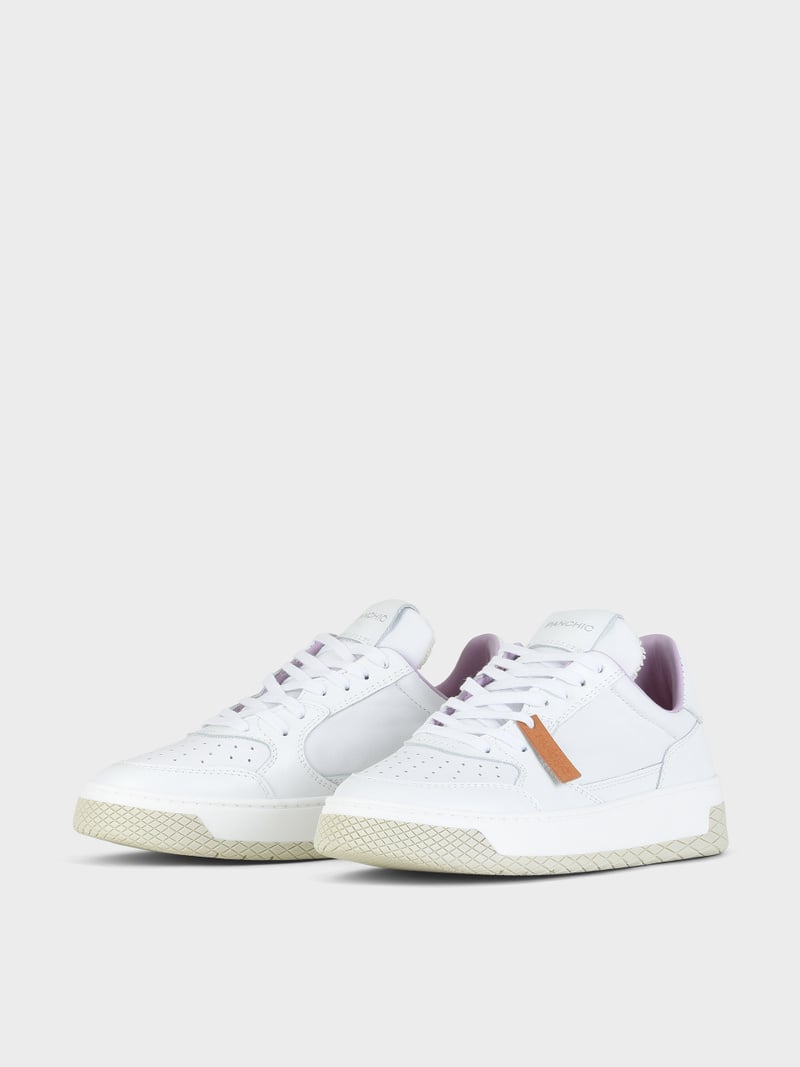 Panchic SNEAKER LOW P02 DONNA IN PELLE BIANCO Saldi Di Fabbrica