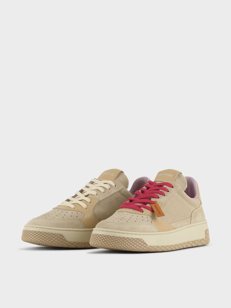 Panchic SNEAKER LOW P02 DONNA IN SUEDE E PELLE NEBBIA Negozio