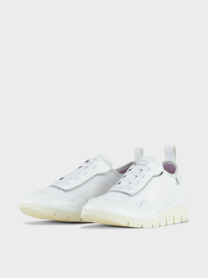 Panchic SLIP ON P05 DONNA IN NYLON E PELLE BIANCO 2025