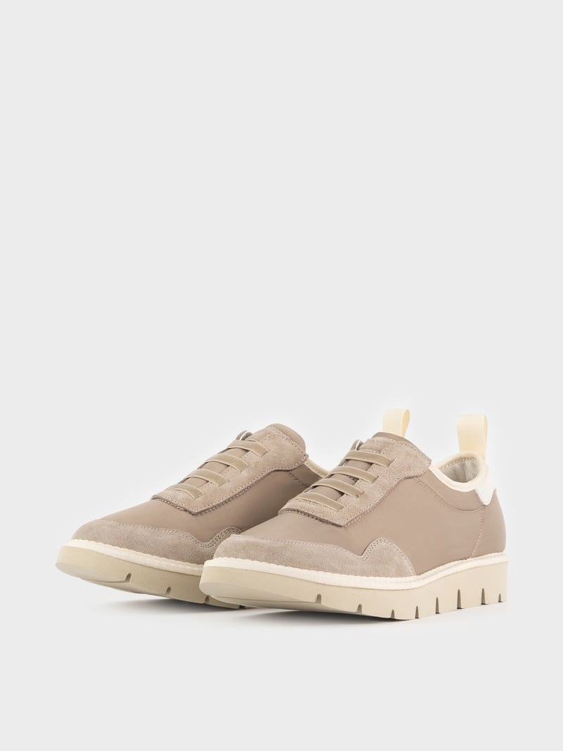 Panchic SLIP ON P05 UOMO IN NYLON E SUEDE TORTORA Offerte