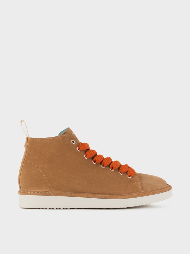 Panchic POLACCHINO P01 UOMO IN SUEDE BISCOTTO-ARANCIO BRUCIATO Pezzi Unici