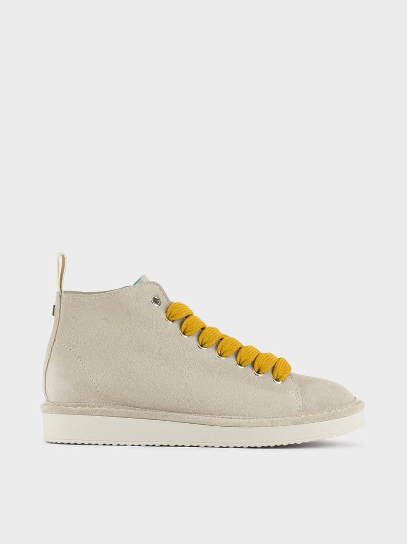 Panchic POLACCHINO P01 UOMO IN SUEDE NEBBIA-GIALLO Acquista Ora