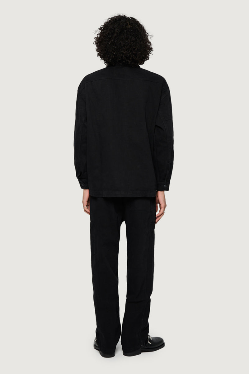 Paura ASH OVERSHIRT BLACK C41 X PAURA Vendita