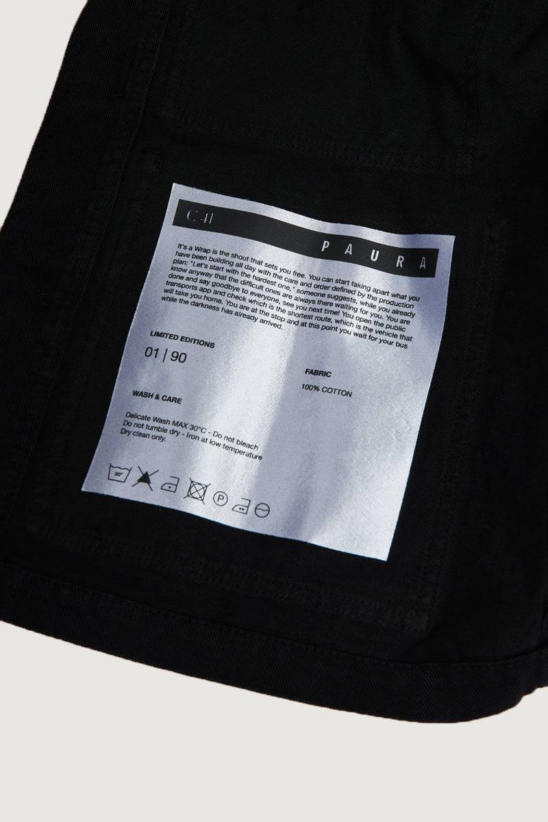 Paura ASH OVERSHIRT BLACK C41 X PAURA Vendita