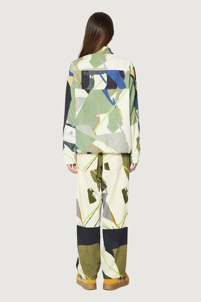 Paura CARA COACH JACKET GREEN CAMO Soddisfazione Garantita