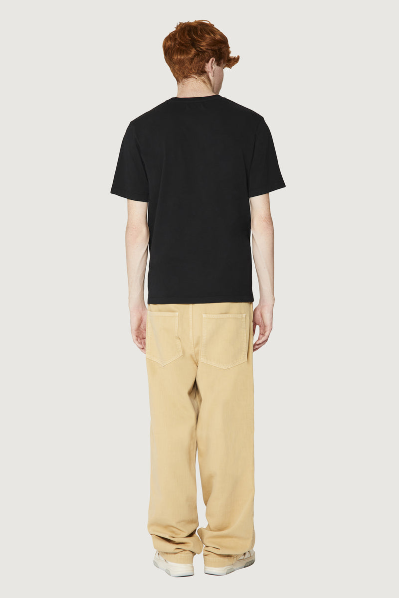 Paura COSTA OVERSIZED T-SHIRT BOLD LOGO BLACK Fino Al -60%