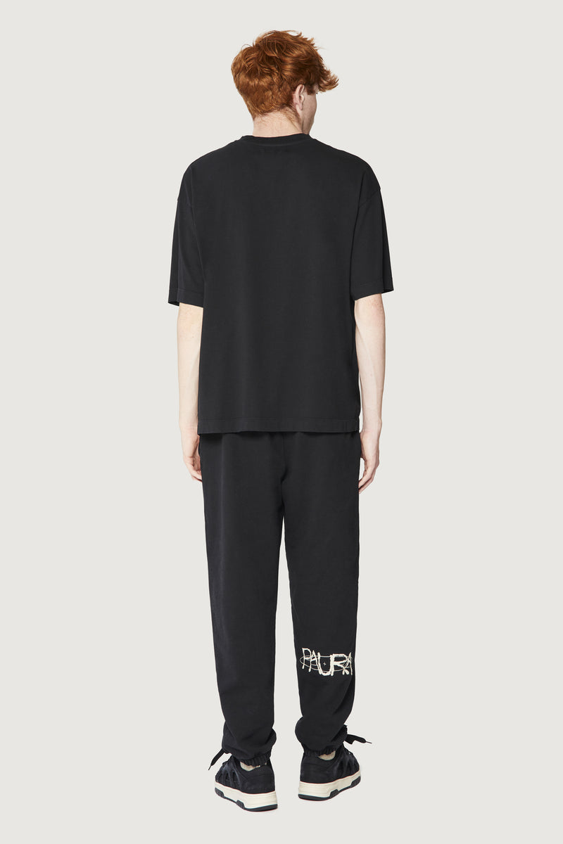 Paura COSTA OVERSIZED T-SHIRT COSMIC LOGO BLACK Affare Del Giorno