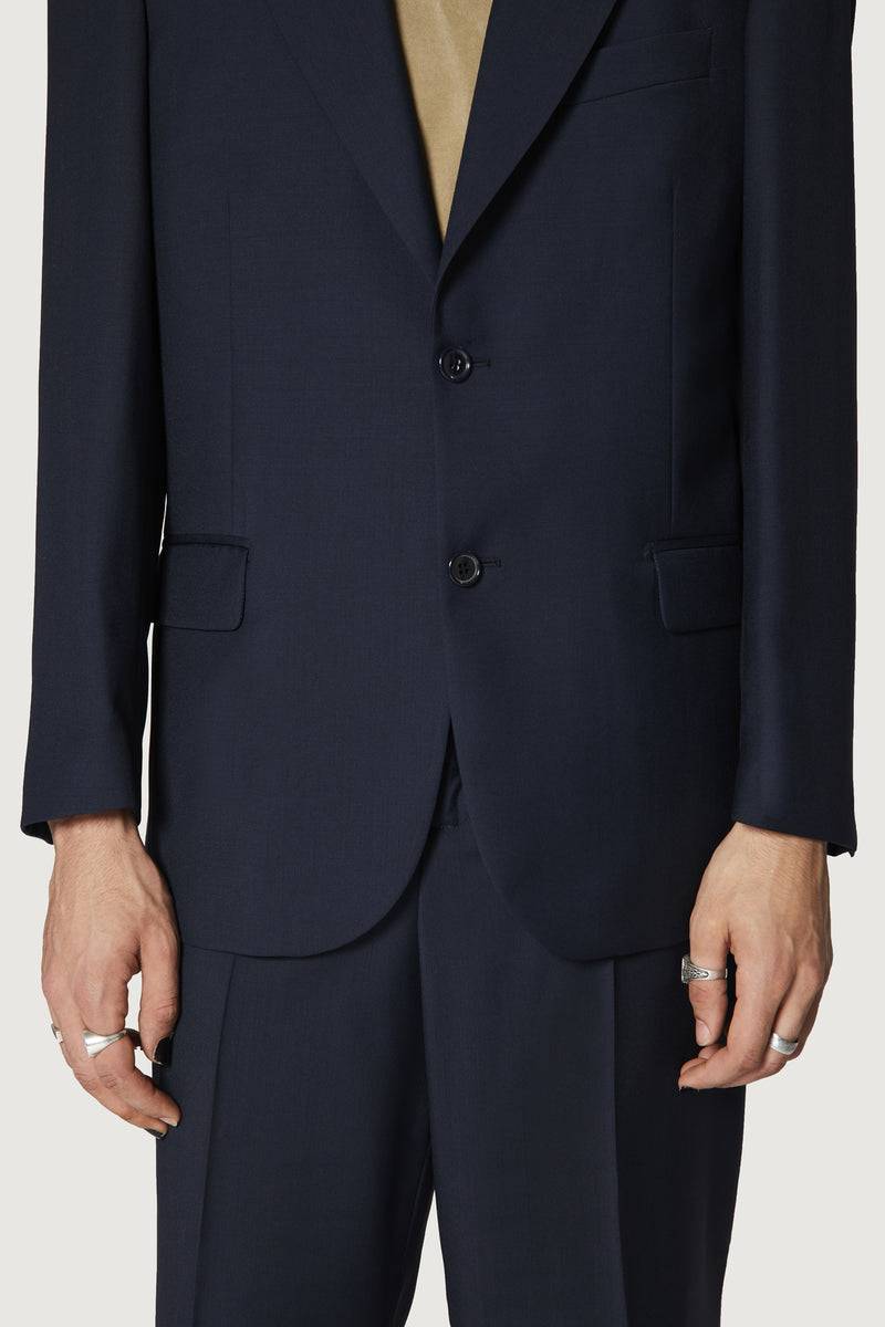 Paura CREW SINGLEBREASTED SUIT JACKET DARK BLUE Novità