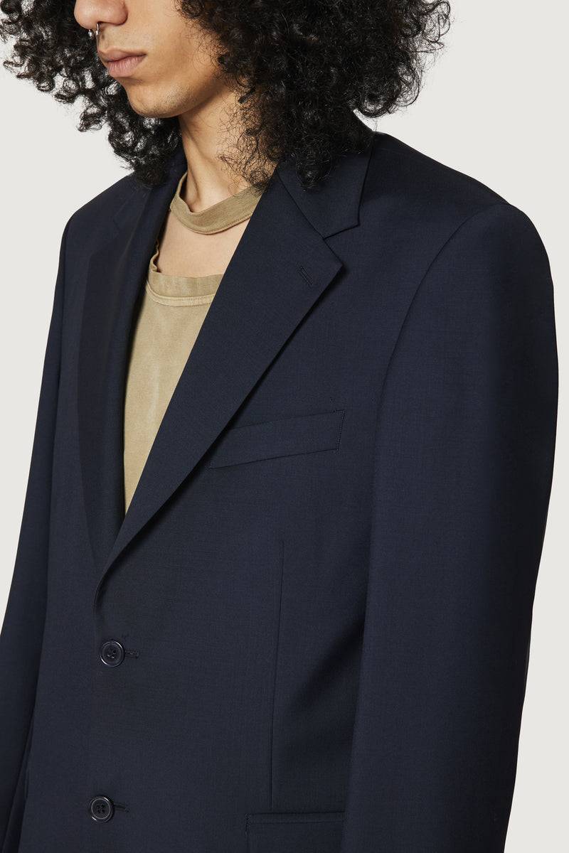 Paura CREW SINGLEBREASTED SUIT JACKET DARK BLUE Novità