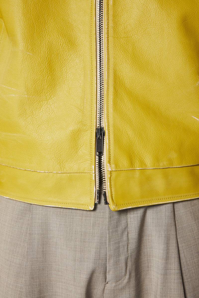 Paura EFREM LEATHER JACKET CEDAR Offerte
