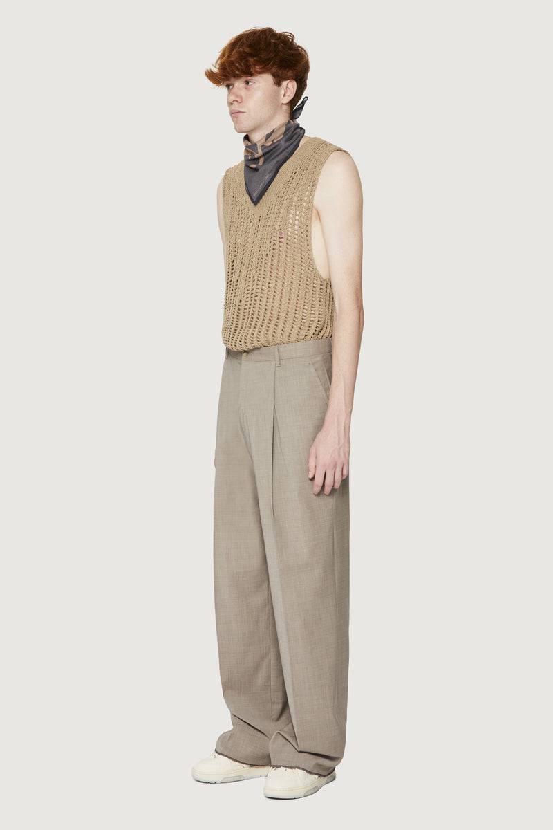 Paura EGON CLASSIC PANTS DOVE GREY Saldi Di Fabbrica