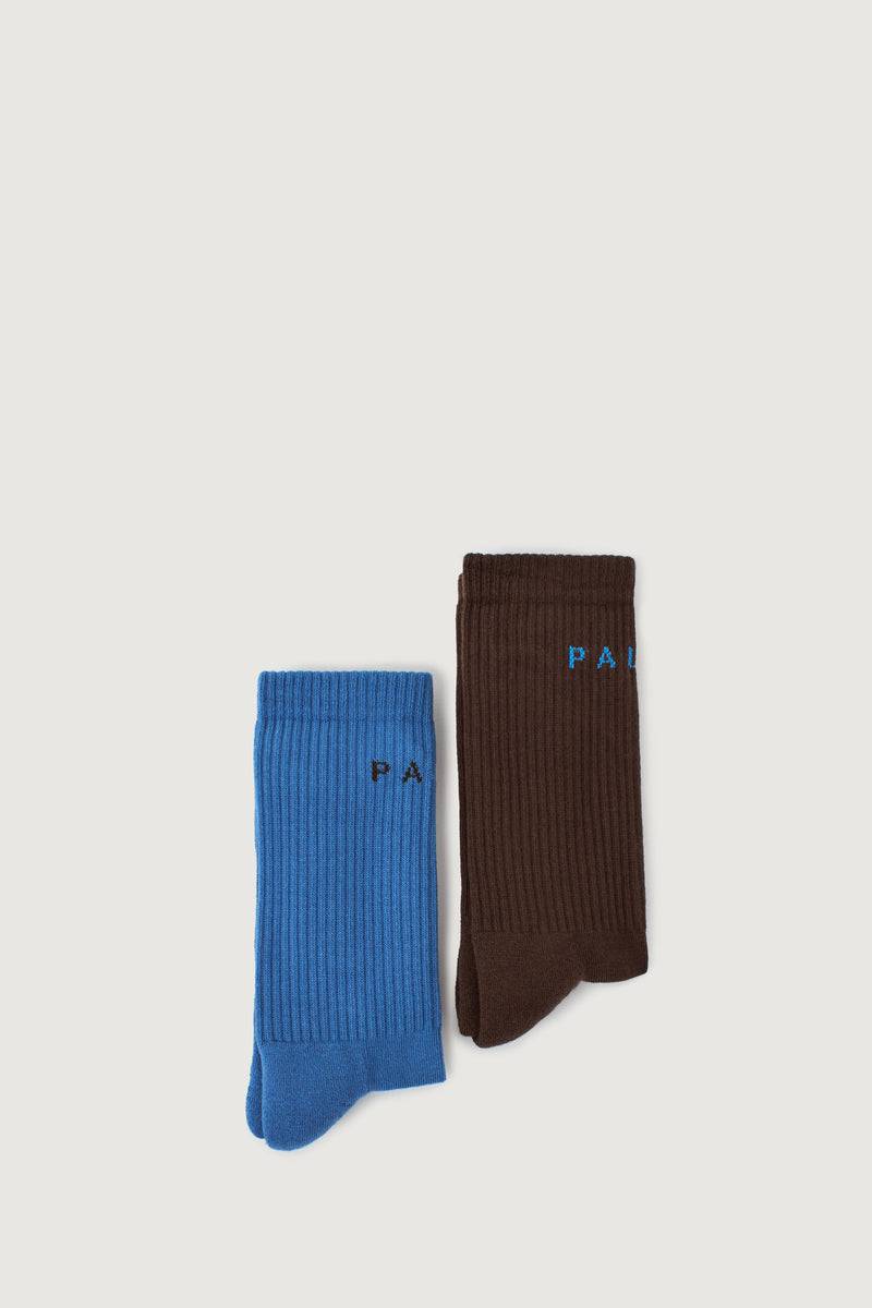 Paura ZEO SOCKS BI-PACK SKY BLUE/ CHOCOLATE Negozio