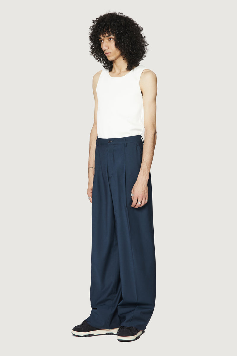 Paura EGON CLASSIC PANTS PETROLEUM In Saldo