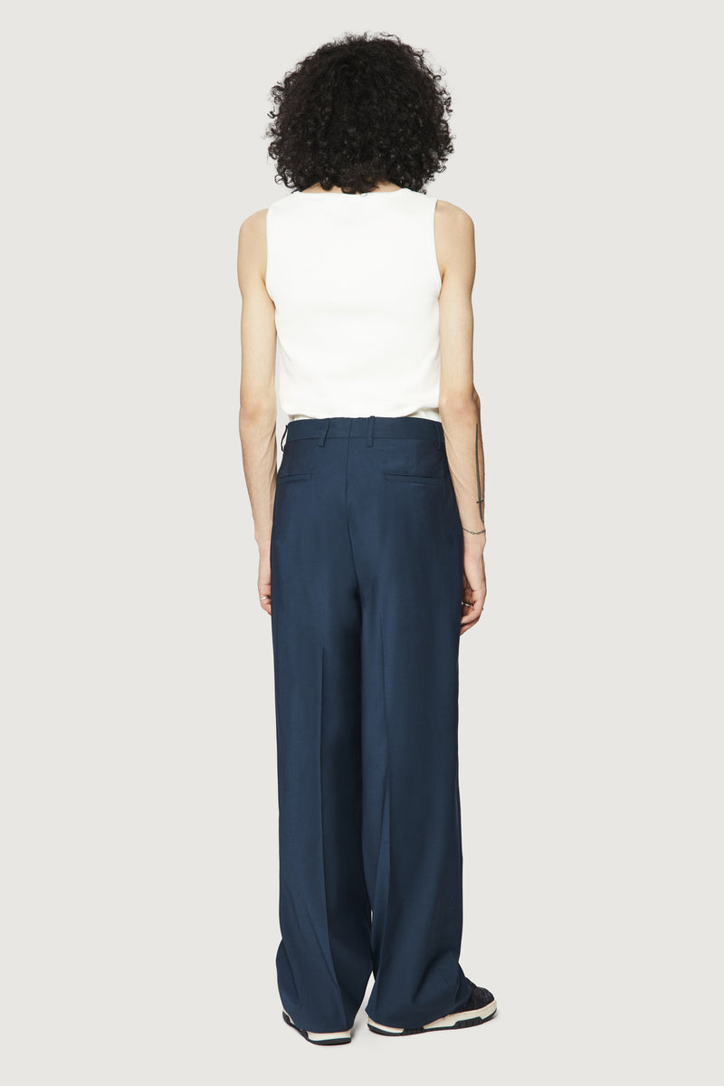 Paura EGON CLASSIC PANTS PETROLEUM In Saldo