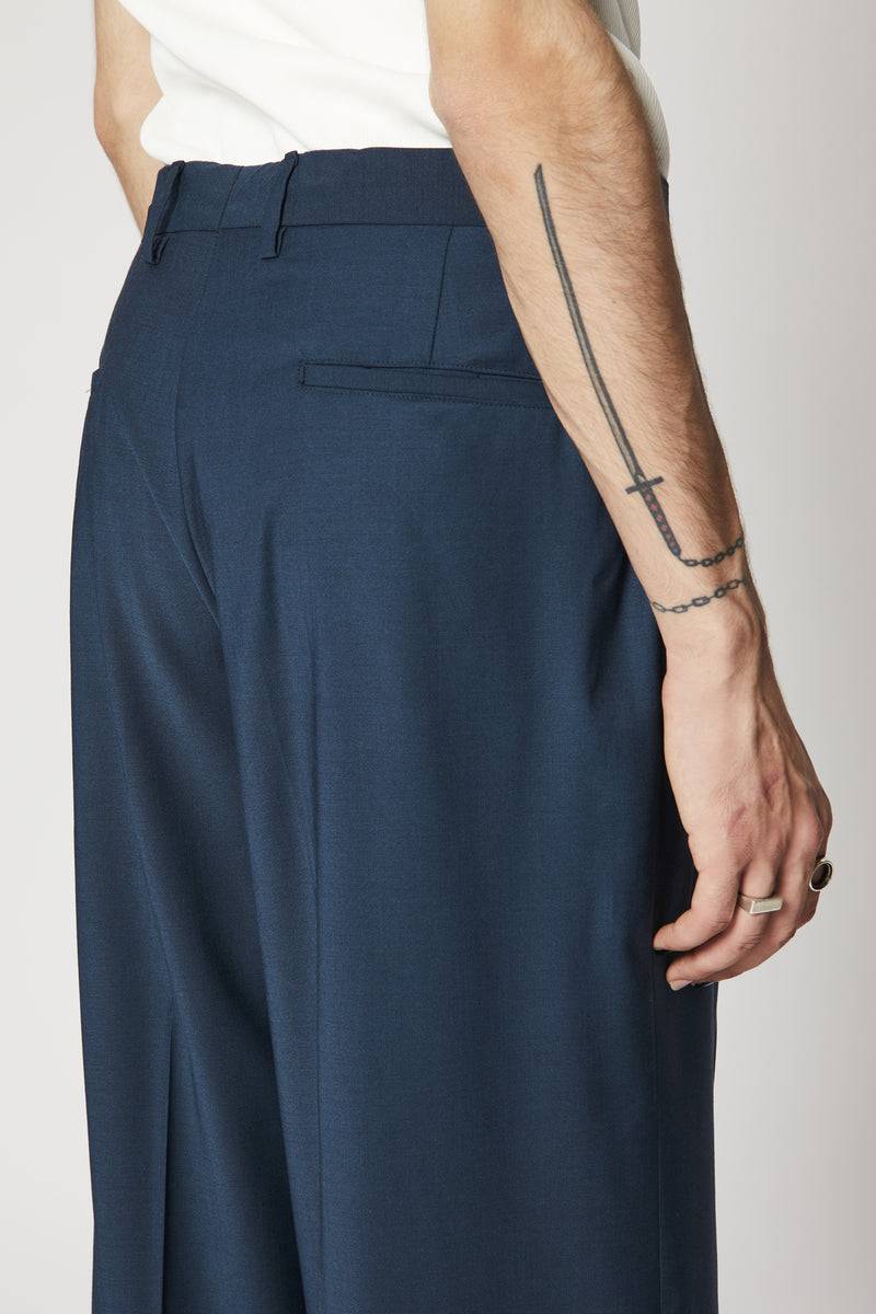 Paura EGON CLASSIC PANTS PETROLEUM In Saldo