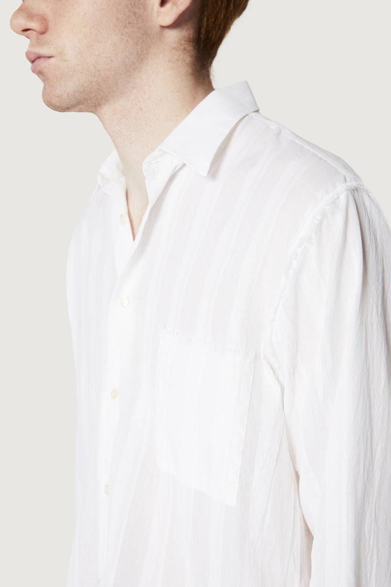 Paura ERZIN OVERSIZED SHIRT WHITE Moda