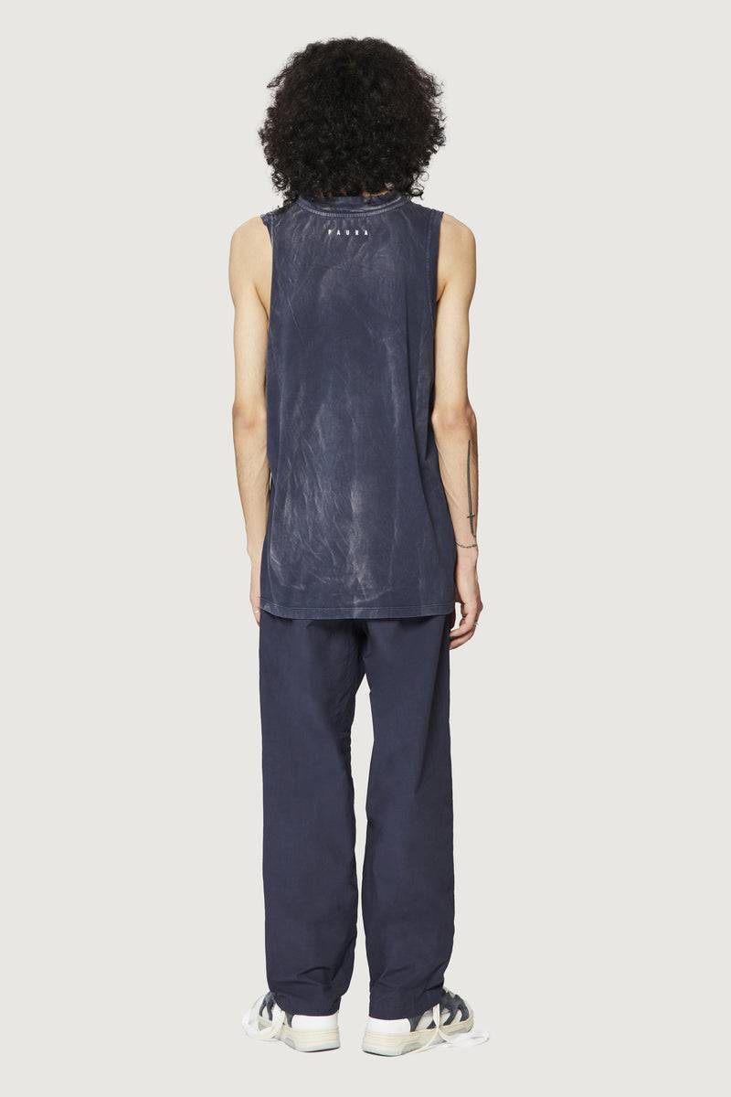 Paura HUGO TANK TOP DARK BLUE Grande vendita