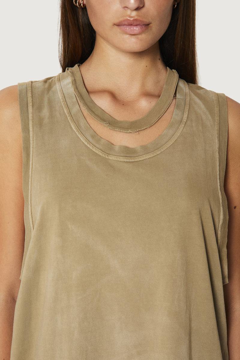 Paura HUGO TANK TOP MUD Flash Sale
