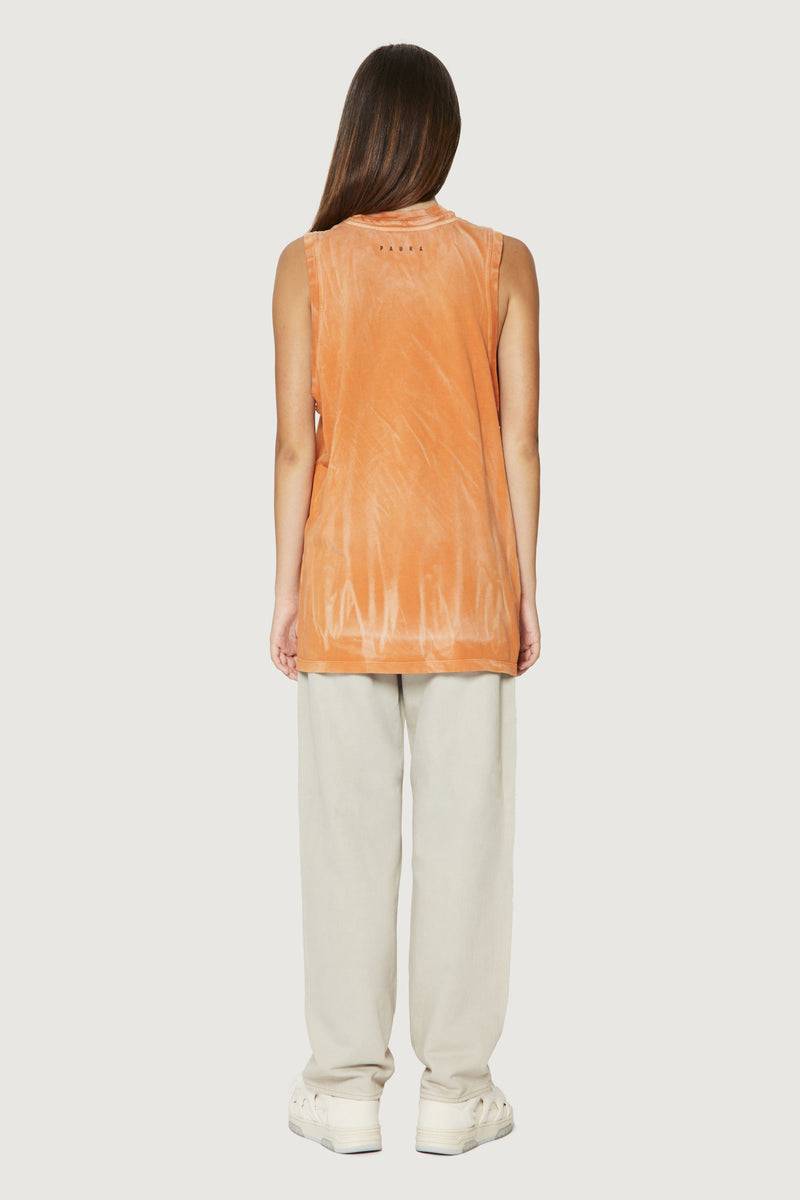 Paura HUGO TANK TOP ORANGE Fornitura limitata