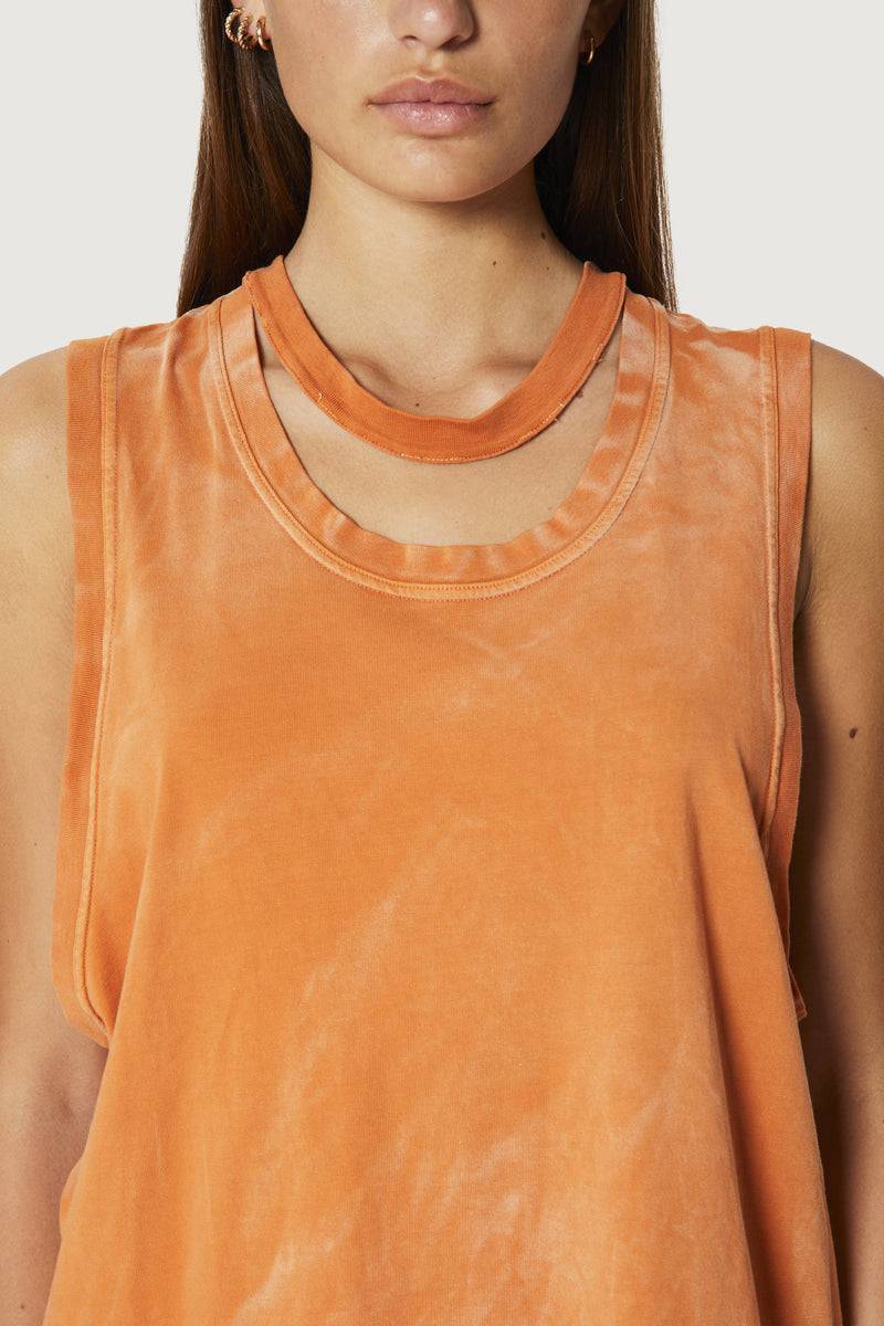Paura HUGO TANK TOP ORANGE Fornitura limitata