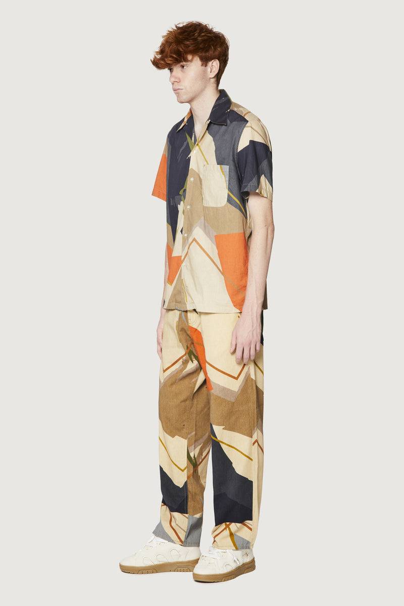 Paura JEREMY BOWLING SHIRT SAND CAMO Vendite stagionali
