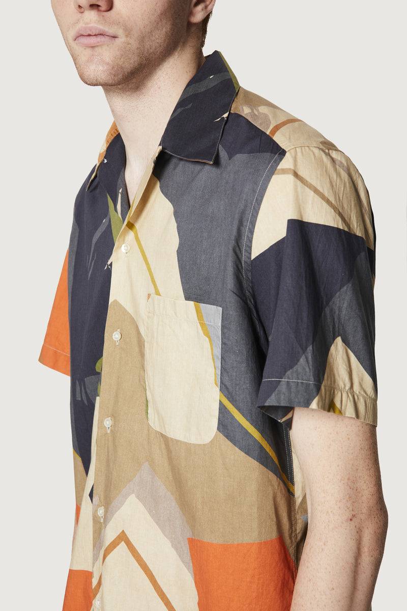 Paura JEREMY BOWLING SHIRT SAND CAMO Vendite stagionali