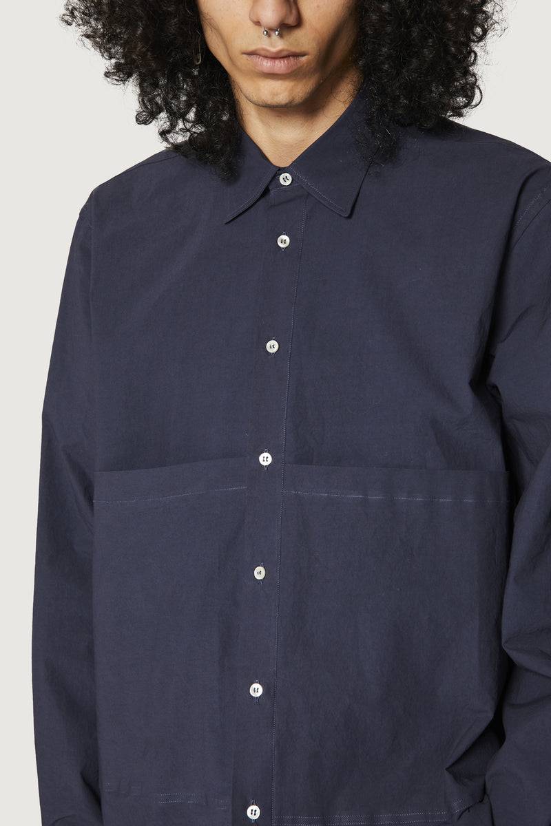 Paura KONIA OVERSIZED SHIRT DARK BLUE Offerta migliore