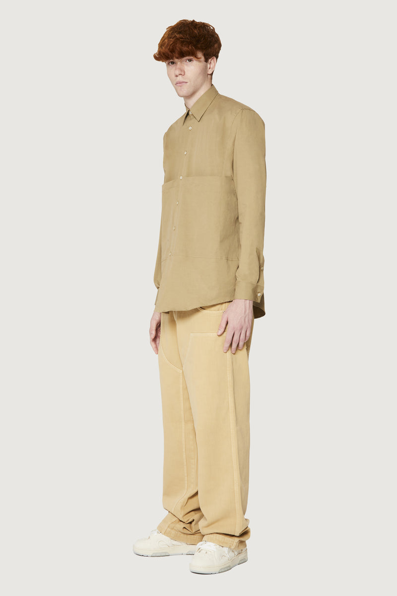 Paura KONIA OVERSIZED SHIRT MUD Latest fashion