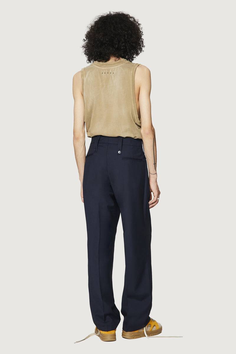 Paura KYROS CLASSIC PANTS DARK BLUE Online Outlet
