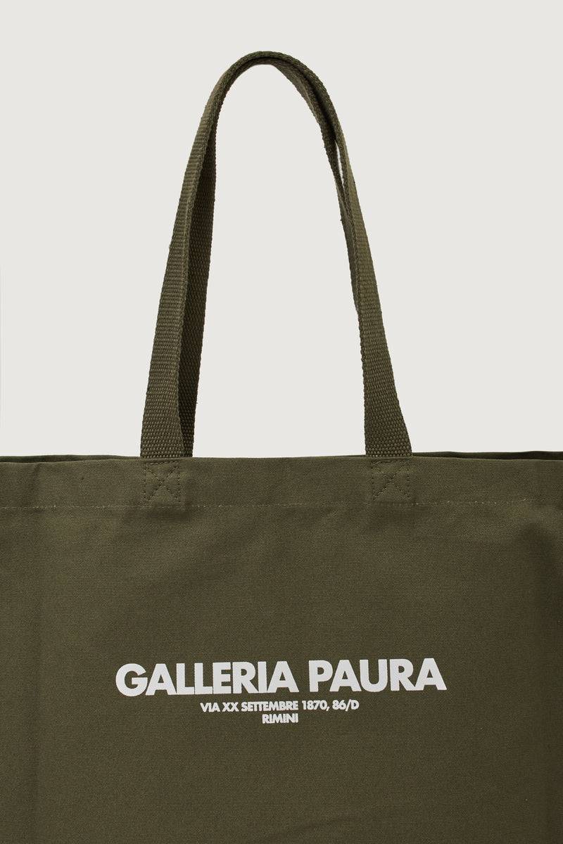 Paura NORA TOTE BAG MILITARY GREEN Grandi sconti