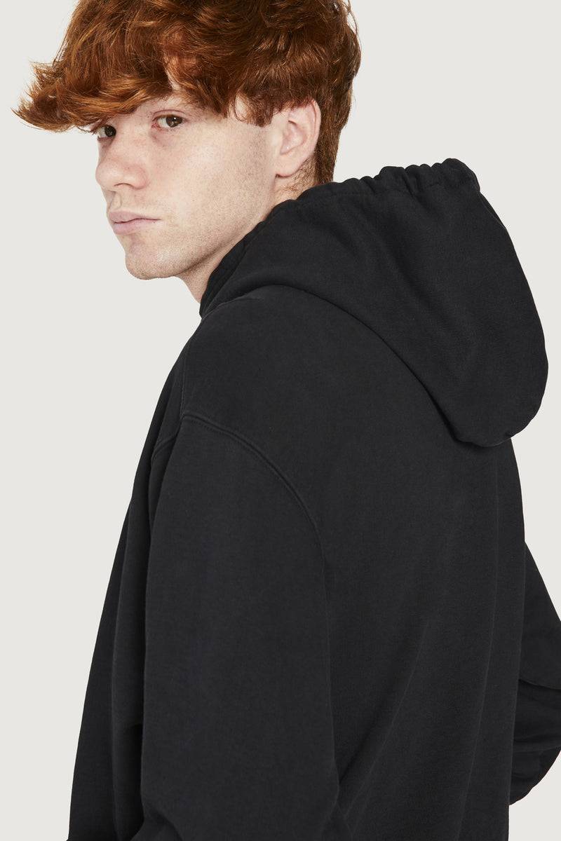 Paura SANTI HOODIE SWEATSHIRT COSMIC LOGO BLACK ACQUISTA ORA