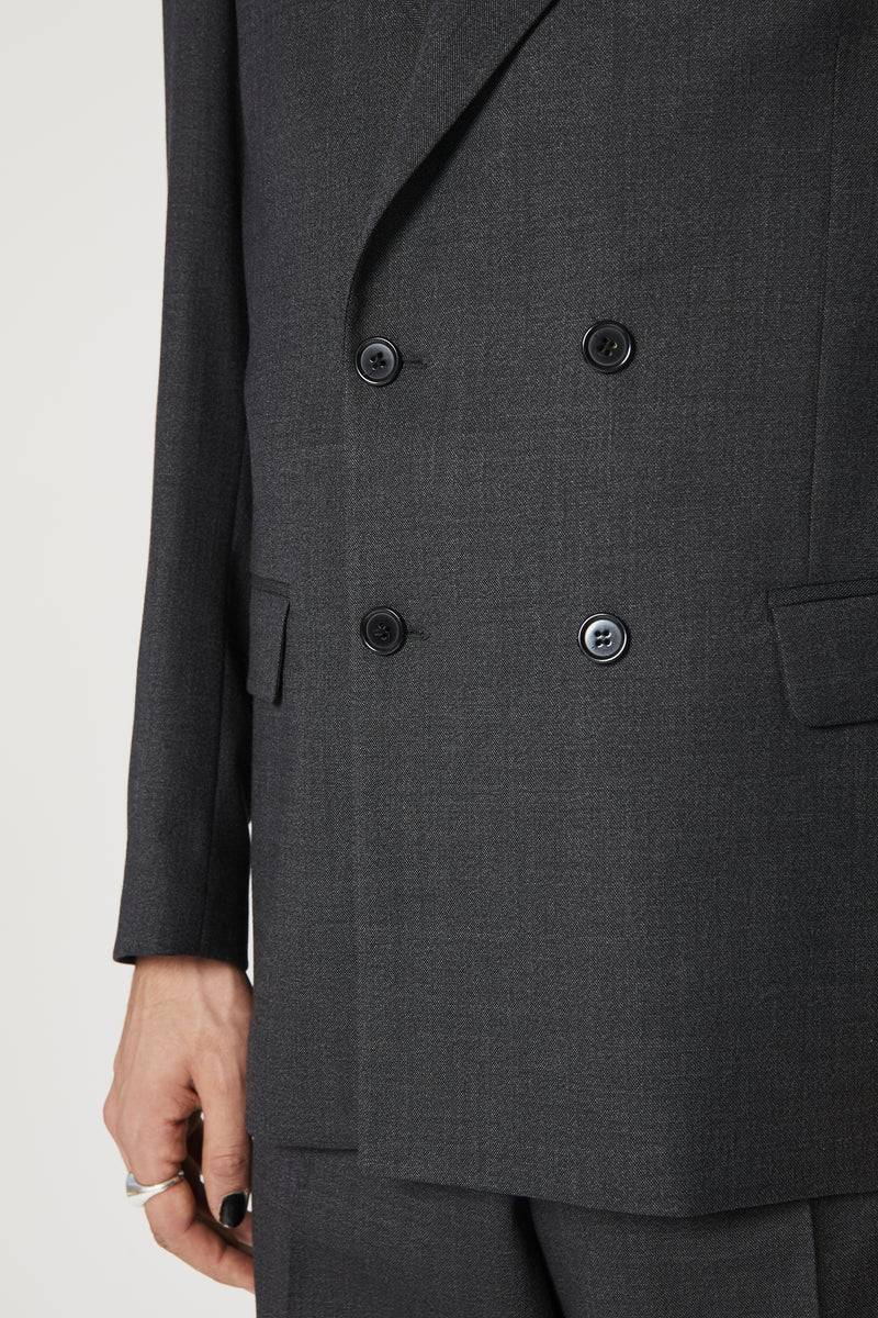 Paura THOM DOUBLEBREASTED SUIT JACKET BLACK Promozione temporanea