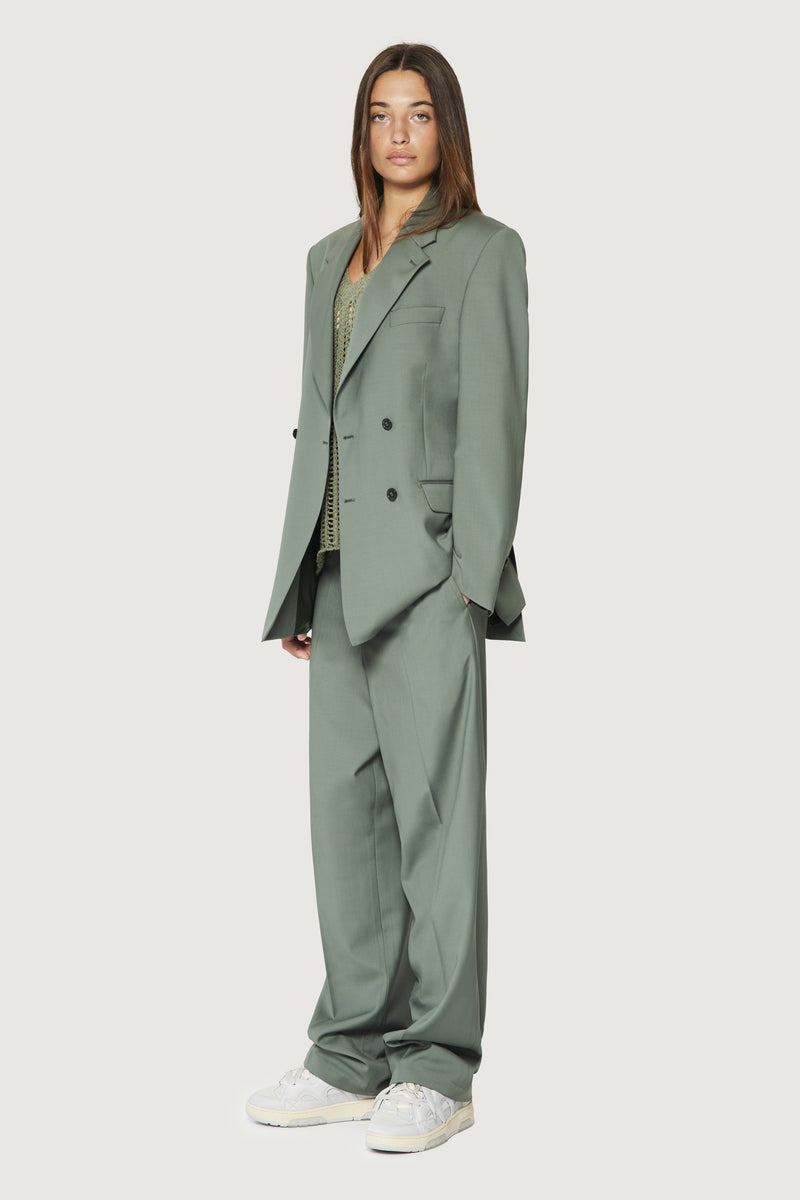 Paura THOM DOUBLEBREASTED SUIT JACKET SAGE Fino al 50% di sconto