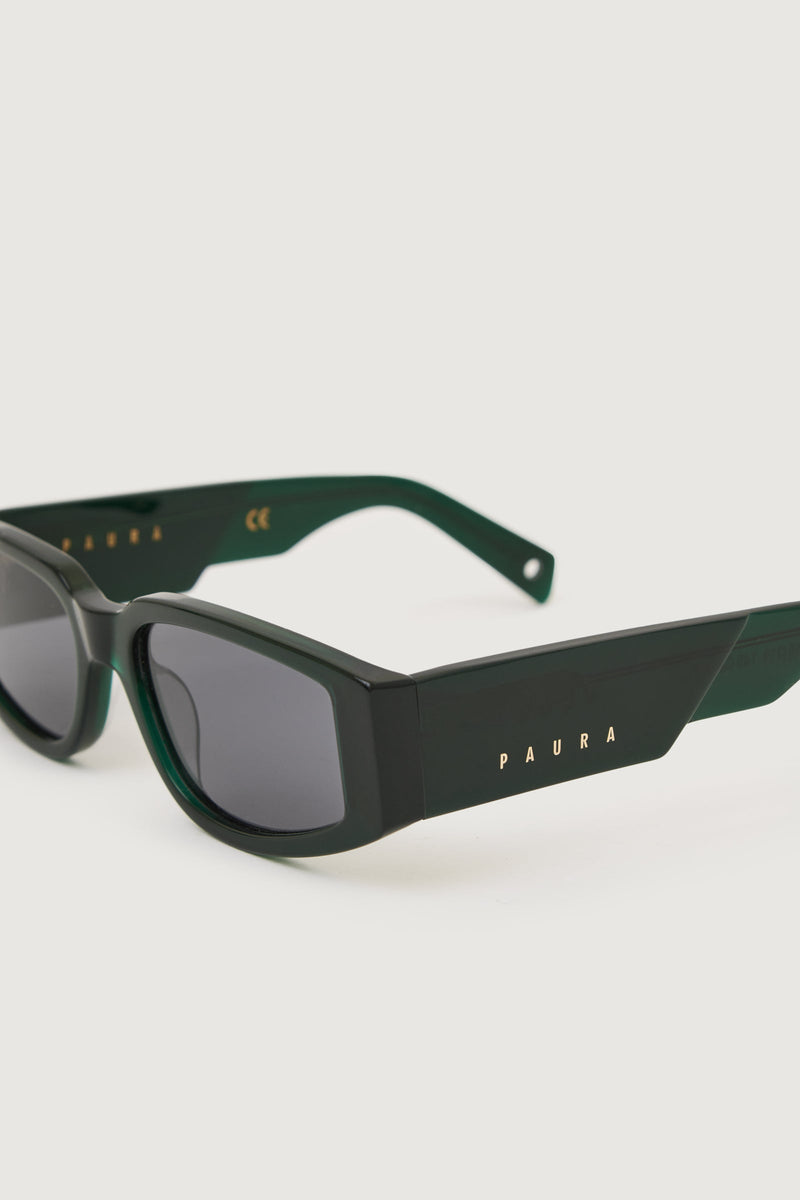 Paura VEGAS SUNGLASSES BLACK GREEN/GREY LENS Only for today