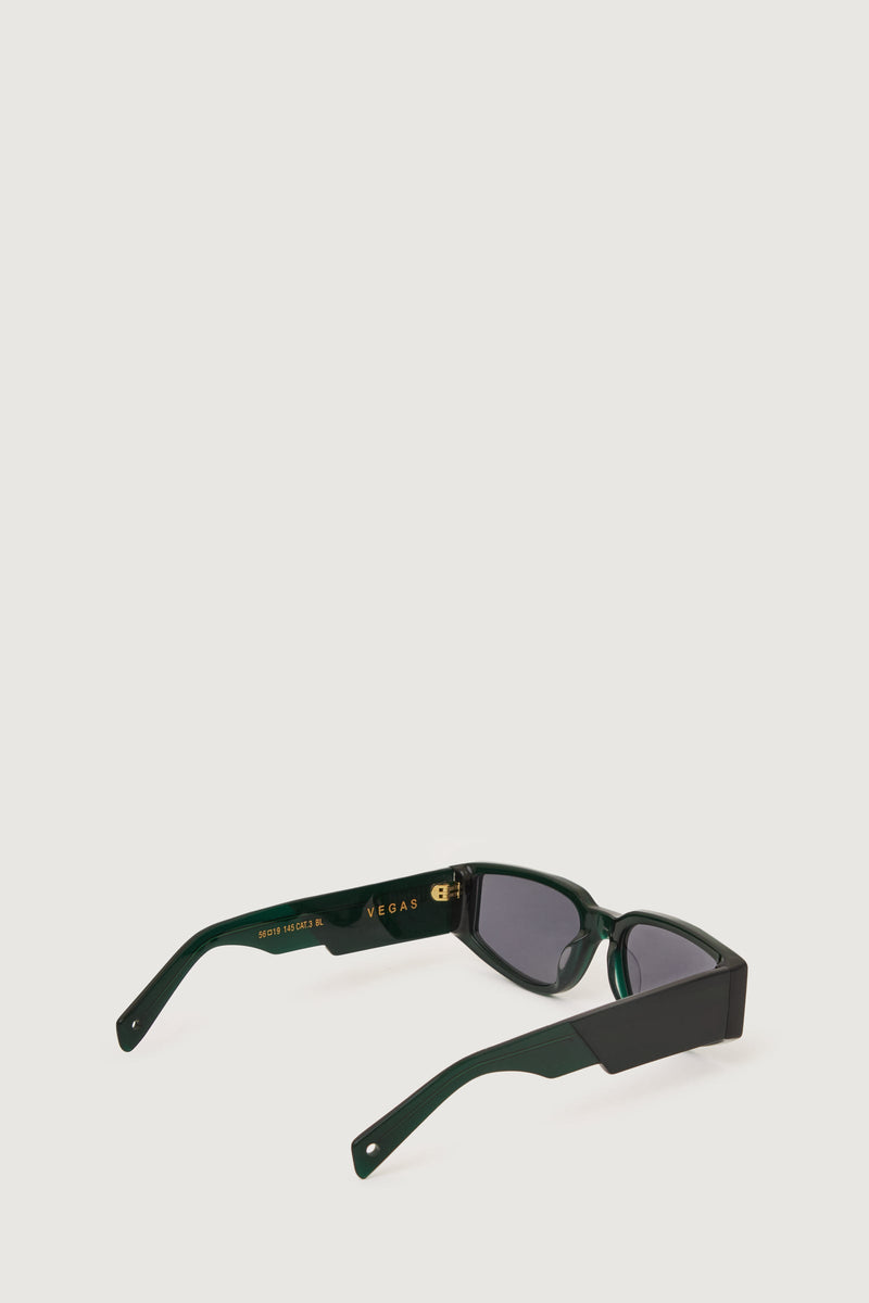 Paura VEGAS SUNGLASSES BLACK GREEN/GREY LENS Only for today