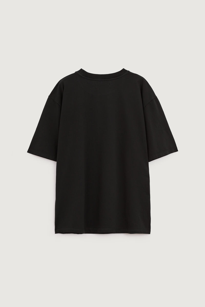 Paura YANNIS OVERSIZED T-SHIRT BLACK Solo un giorno rimasto