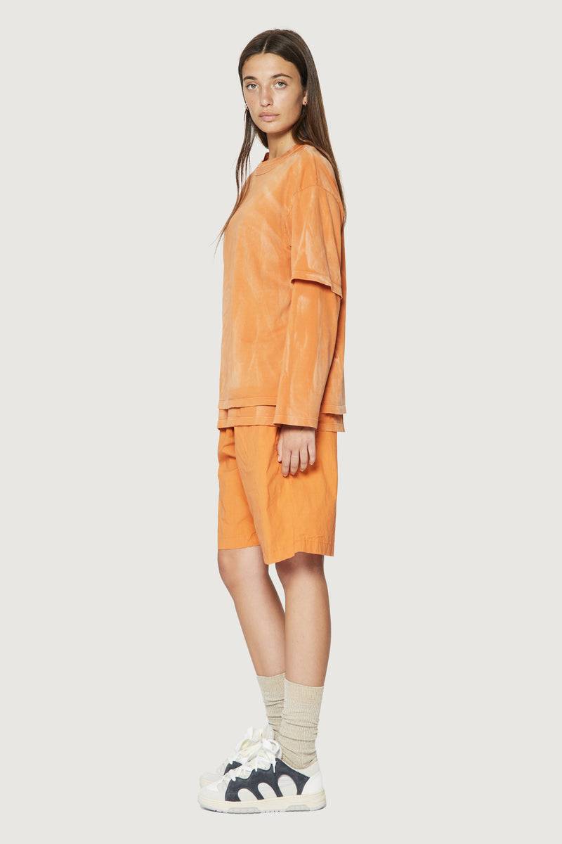 Paura ZENO DOUBLE LAYER LONGSLEEVE ORANGE 50% di sconto con spedizione gratuita